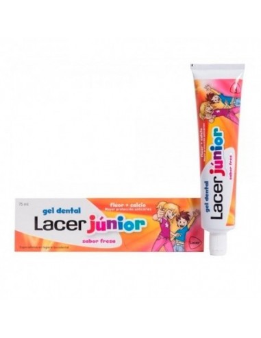 LACER JUNIOR GEL DENTAL 75 ML FRESA